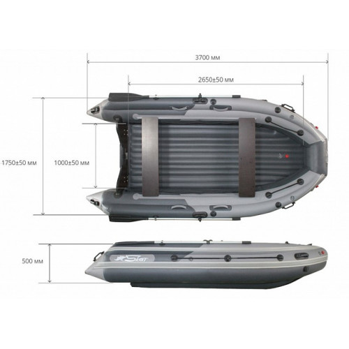 Лодка надувная Skat Triton 370NDFi (фальшборт)